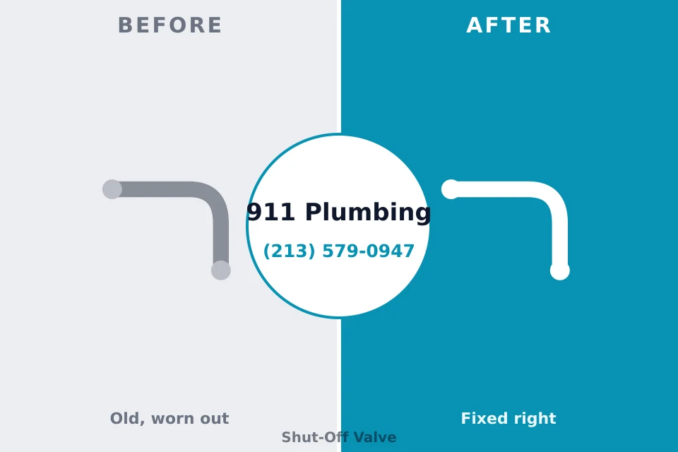 Before and after: plumbing company Alexandria, TN